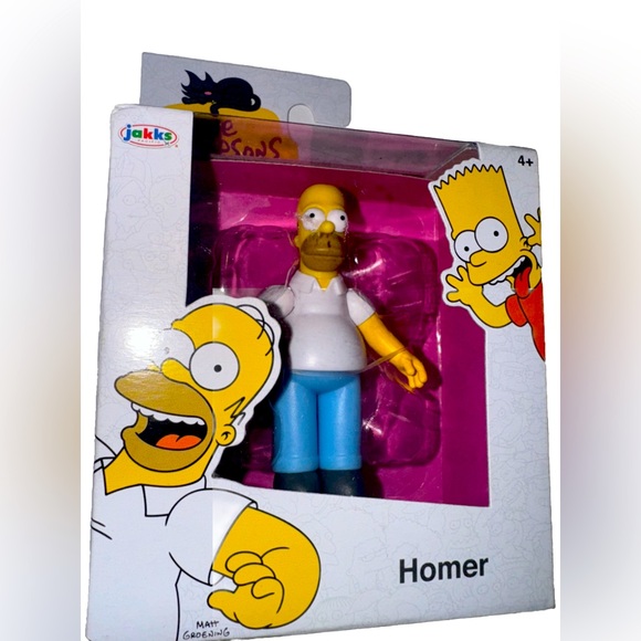Jakks Pacific The Simpsons - Homer Simpson 2.5” Figure - New - Picture 1 of 7